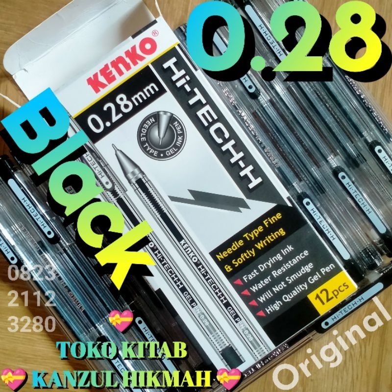 

KH3KHH3N28 1 PCS PEN PENA PULPEN KENKO HITECH HITEC HI TECH TEC H 0.28 BLUE BIRU TUA - KANZUL HIKMAH