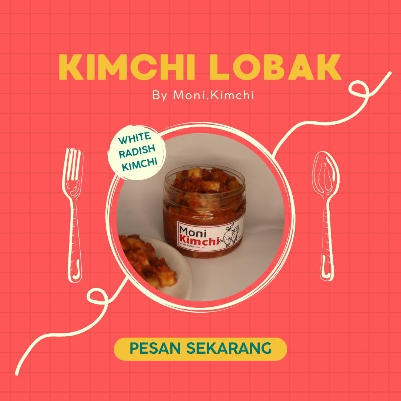 

KIMCHI LOBAK (White Radish Kimchi) ByMoni 200gr 300gr 500gr