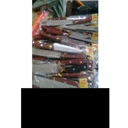 Pisau Dapur/Pisau gagang kayu tajam murah