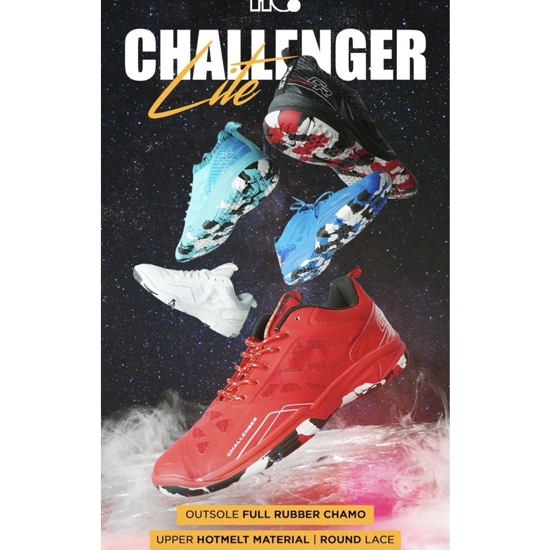 Beli Lebih Bayar Lebih Sedikit Sepatu Badminton HIQUA HIQUA NEW CHALLENGER LITE LIMITED EDITION