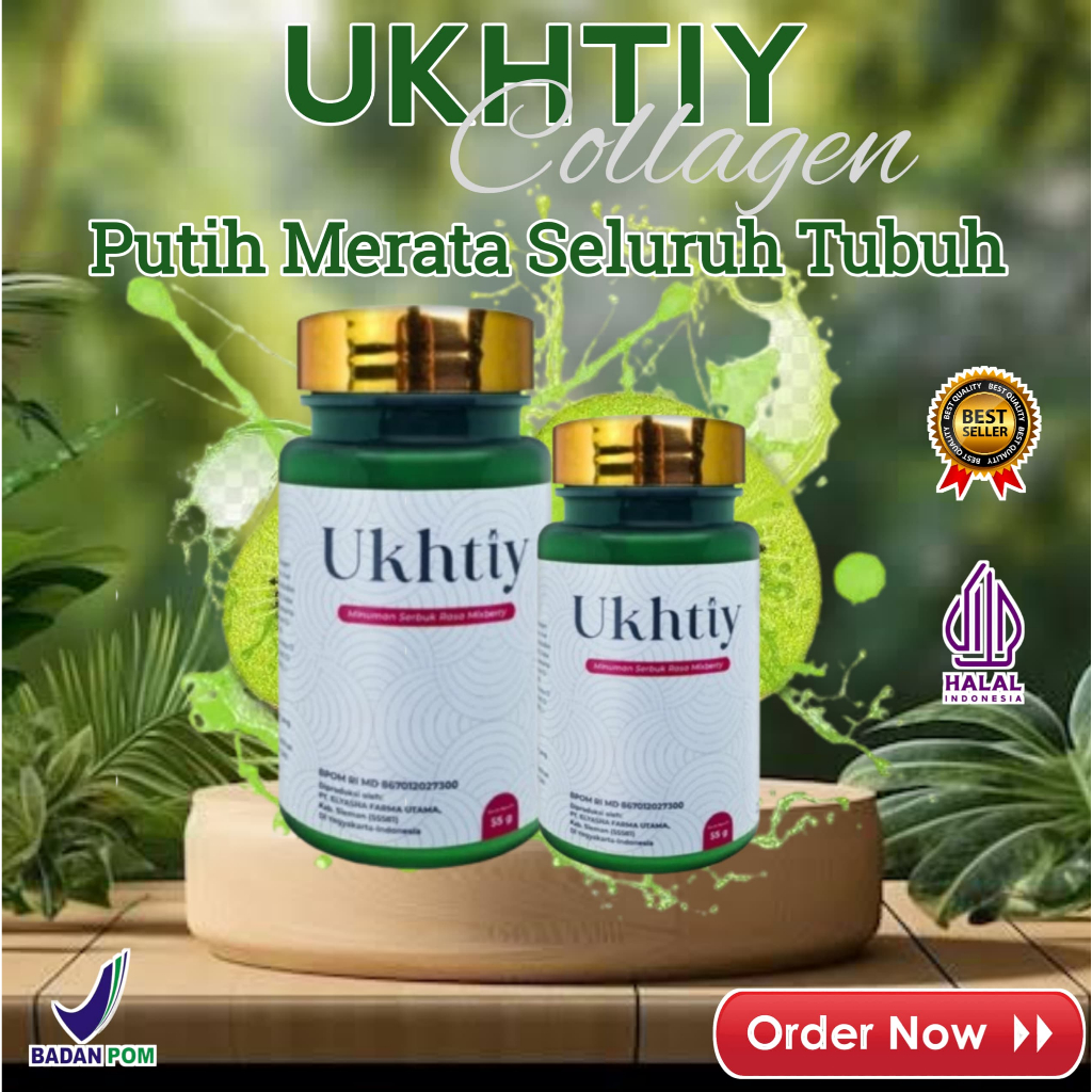Ukhtiy Collagen Original Collagen Mencerahkan & Melembabkan Kulit Memudarkan Flek Hitam Merata Ukhti
