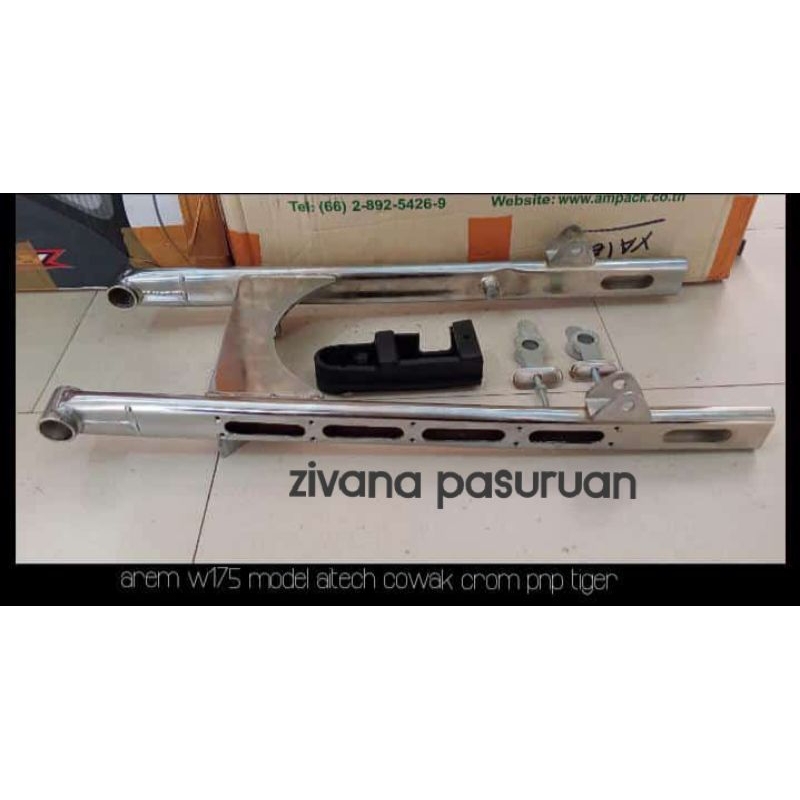 swing arm w175 coak model aitech crom pnp Tiger set stelan rantai set karet