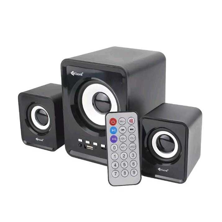 Speaker Bluetooth Kisonli U-2800BT Gaming Gratis Remote Kontrol - TABANA