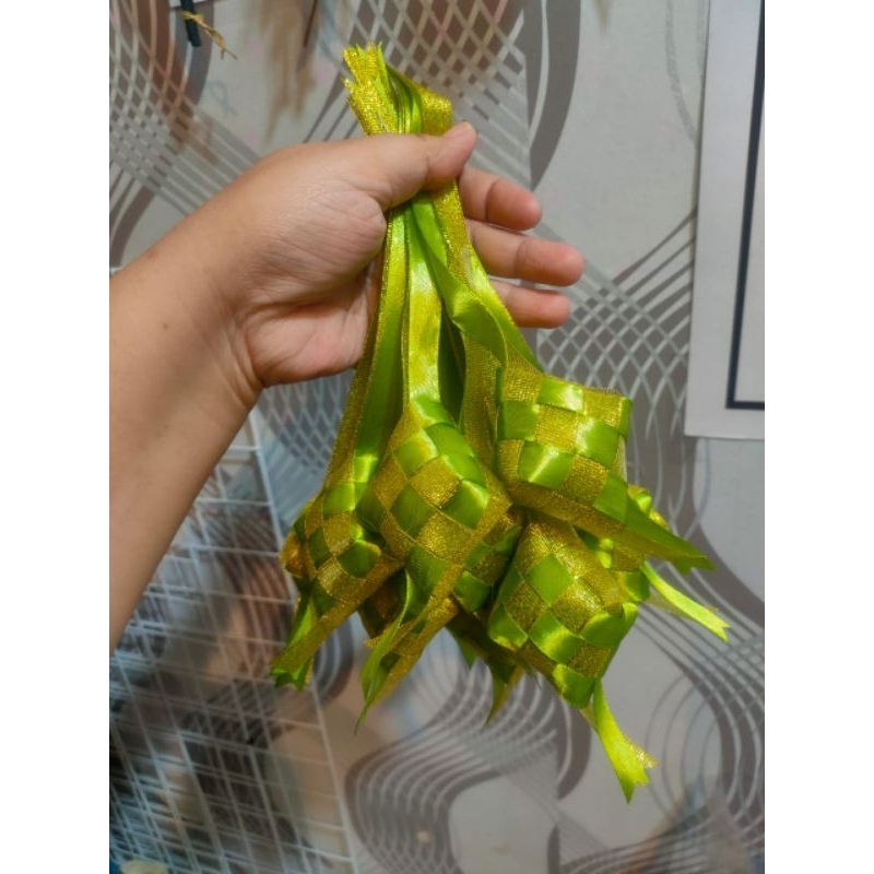 

[Ready]Ketupat lebaran/ketupat kecil/ketupat kain/ketupat satin
