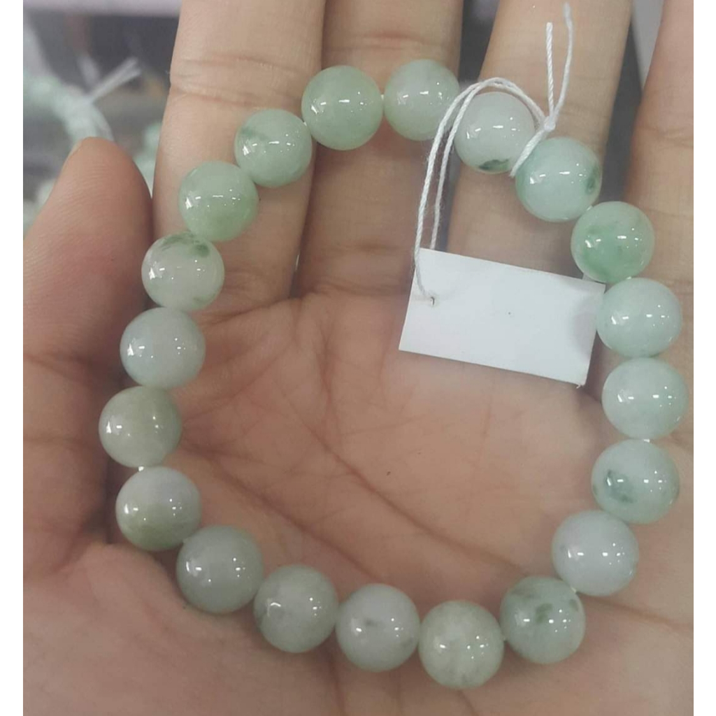 Gelang batu alam natural ruby Giok hijau asli Bali gelang kesehatan unisex like new