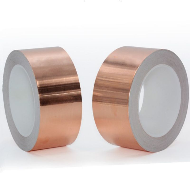 10M Copper Foil Tape 5Cm Conductive Copper Tape Adhesive Tembaga Foil Tape Copper Foil Isolasi Tape