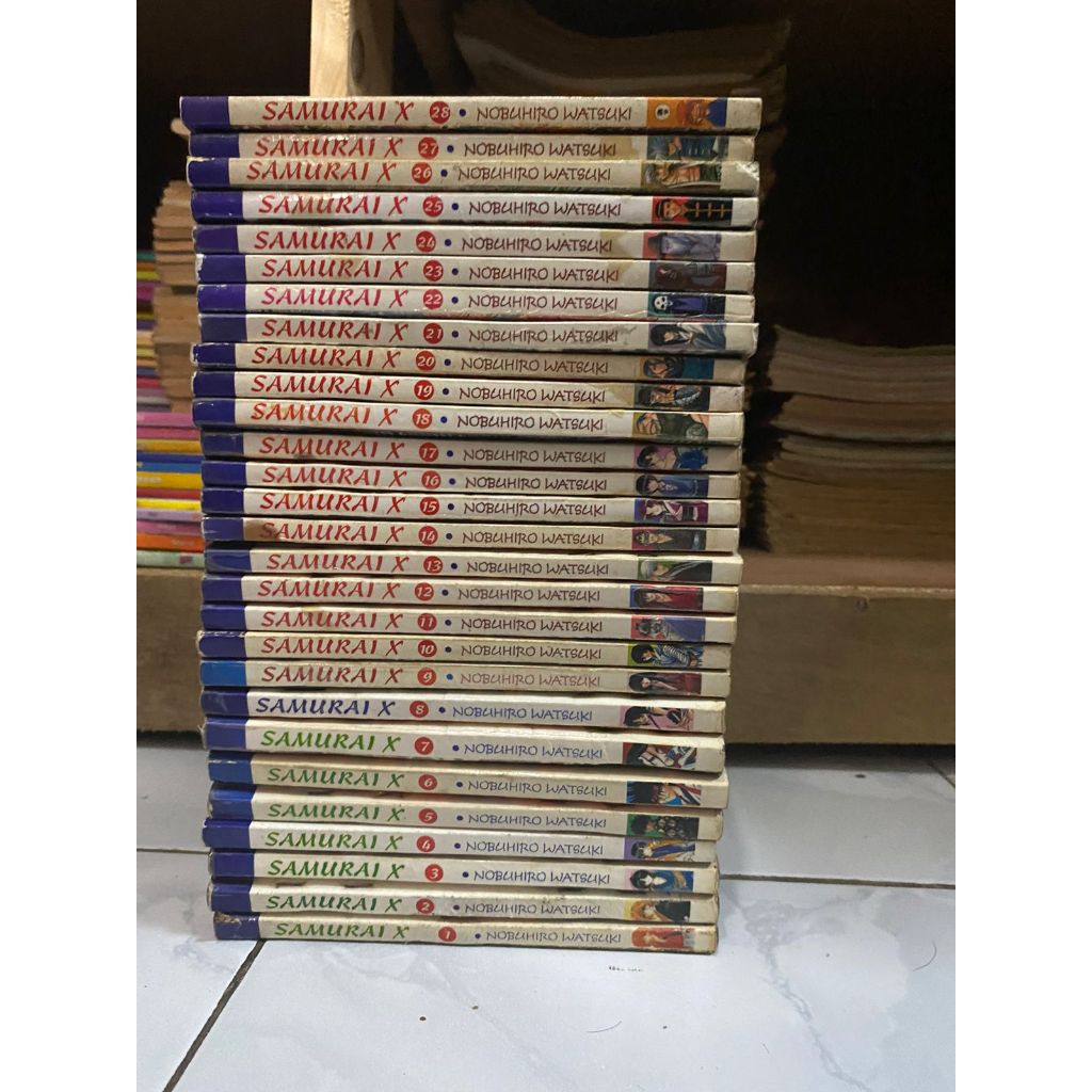 Komik Samurai x 1-28 tamat set 3 - Nabuhiro Natsuki