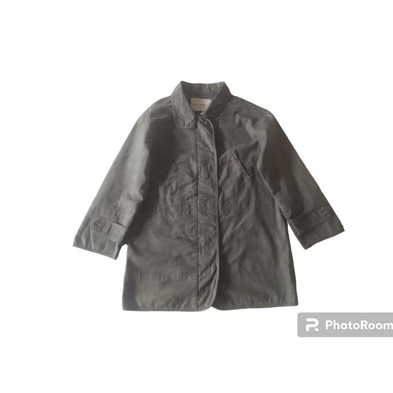 jaket parka army Zara basic