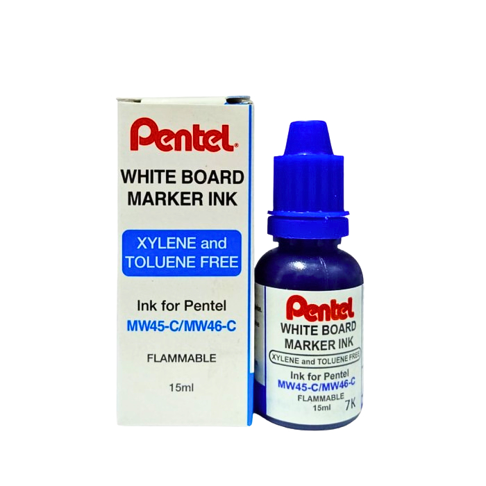 

Refil Tinta Spidol PENTEL Whiteboard MW45-A/MW46-A Biru (0251745)(0251744)