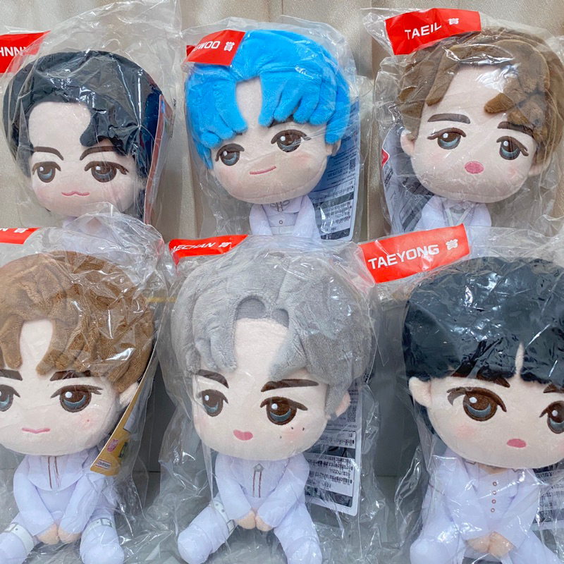 [Ready INA 🇮🇩] Plush Doll Mascot Ichiban Kuji NCT 127 Neo City Japan  Taeil Johnny Taeyong Yuta Doyo