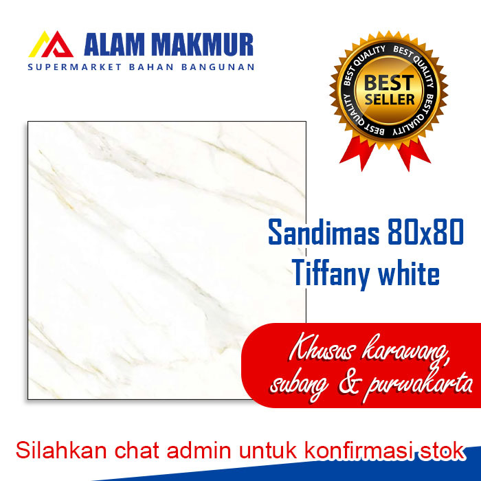 Granit sandimas 80x80 tiffany white