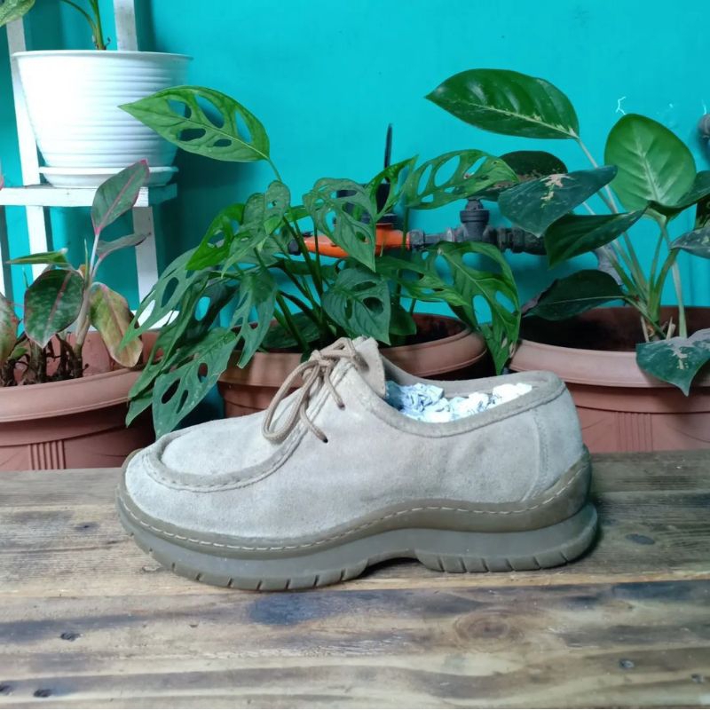 sepatu casual loafer suede lace up airwalk size 41