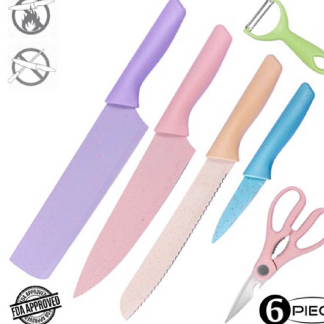 Set pisau dapur 6in1 Er-0278