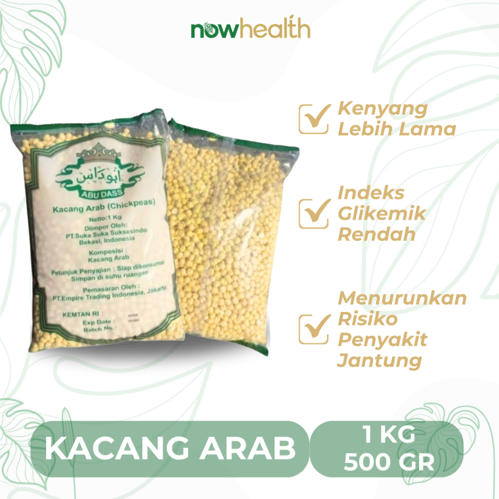 

Kacang Arab 1 Kg Original Premium | Kacang Arab India | Chickpea Healthy Food