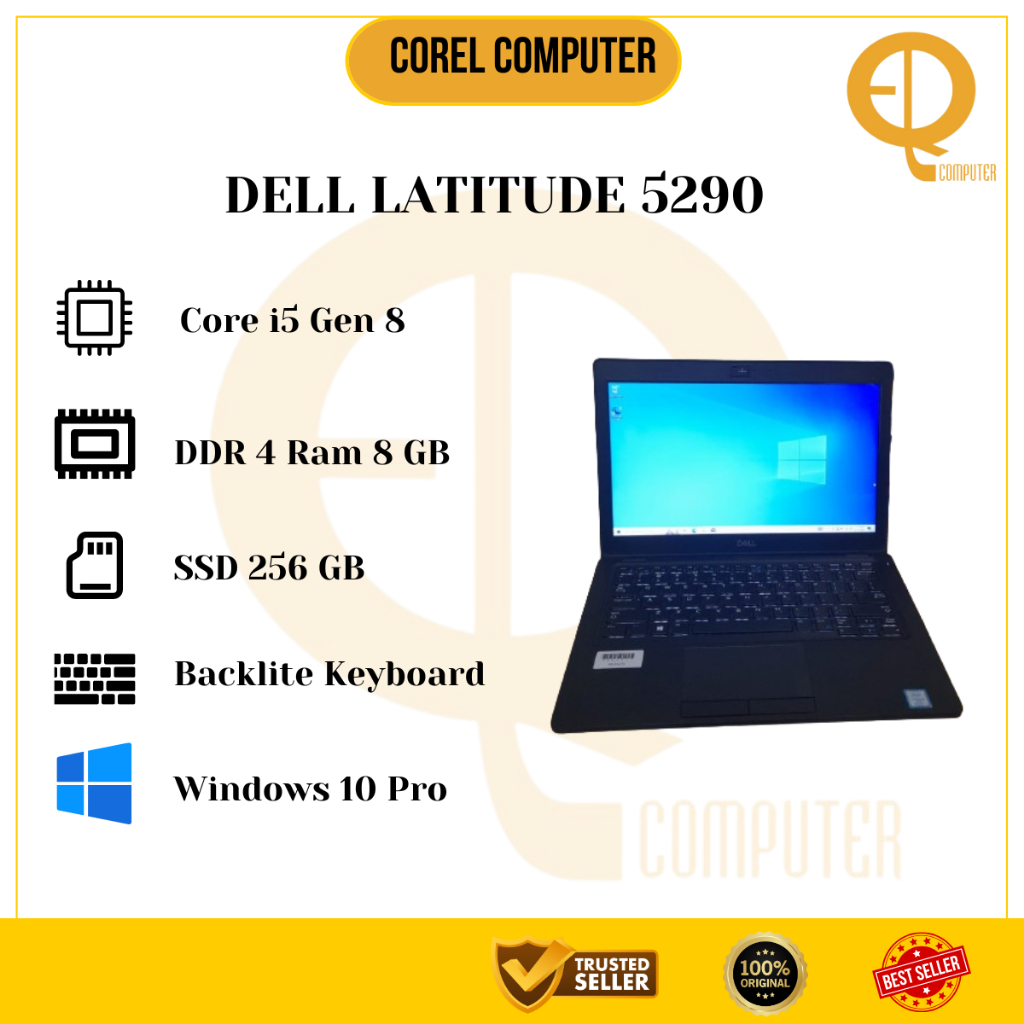 DELL LATITUDE 5290 8GB SSD 256GB