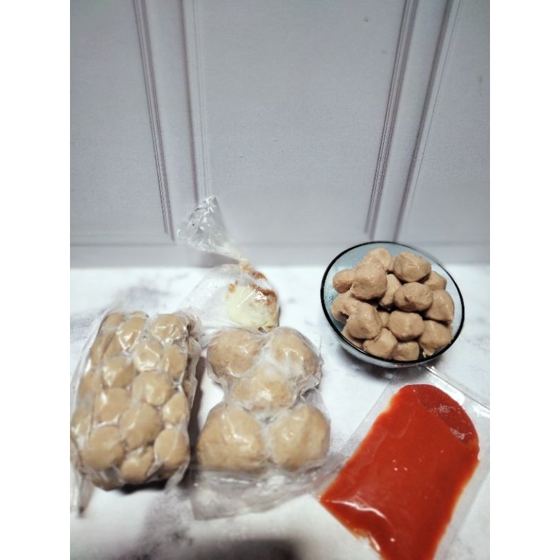 

paket baso kecil dan isi daging