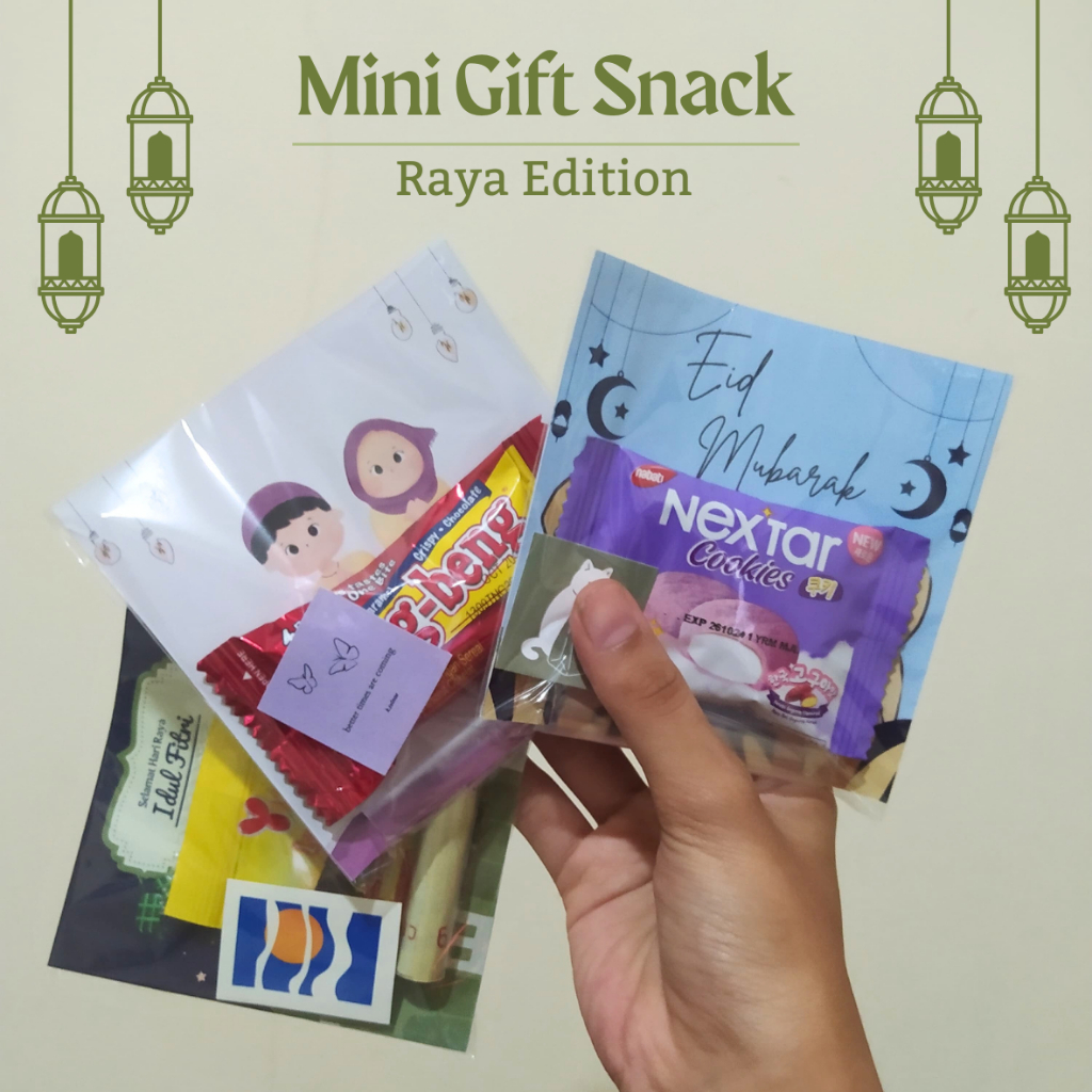 

Mini Gift Snack Raya Edition - Gift Snack - Amplop Lebaran - Idul Fitri - Angpau