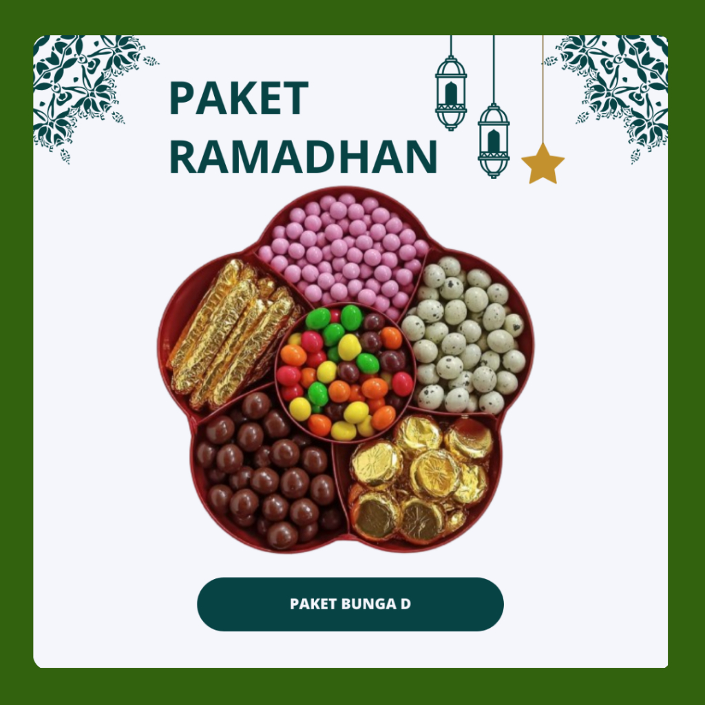 

Paket Parcel Ramadan Hampers Coklat Original New Tray Bunga Besar D