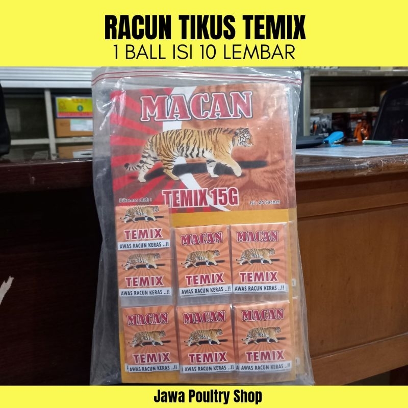 RACUN TIKUS TEMIX 1 BALL ISI 10 LEMBAR HARGA GROSIR
