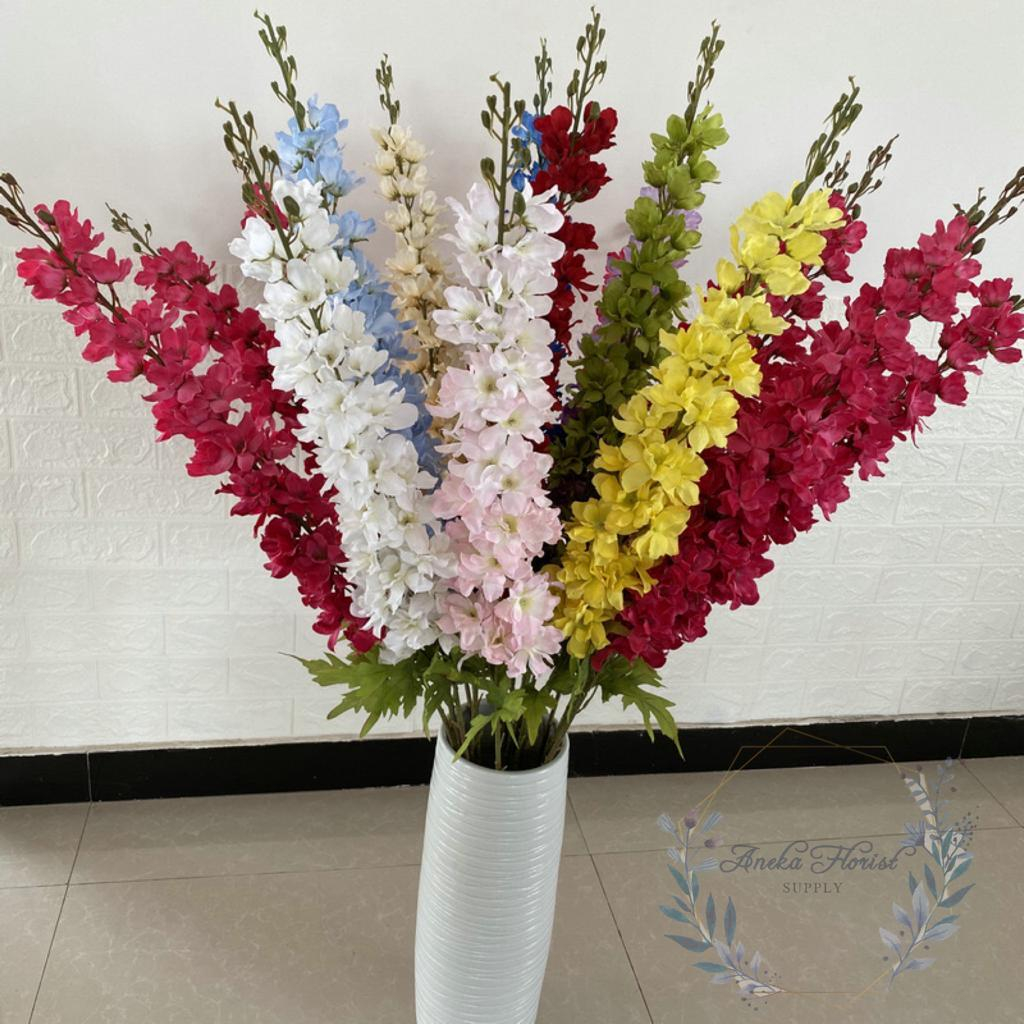 ANEKAFLORIST - BUNGA ARTIFICIAL SNAPDRAGON - BUNGA DELPHINIUM SPRING - AF045