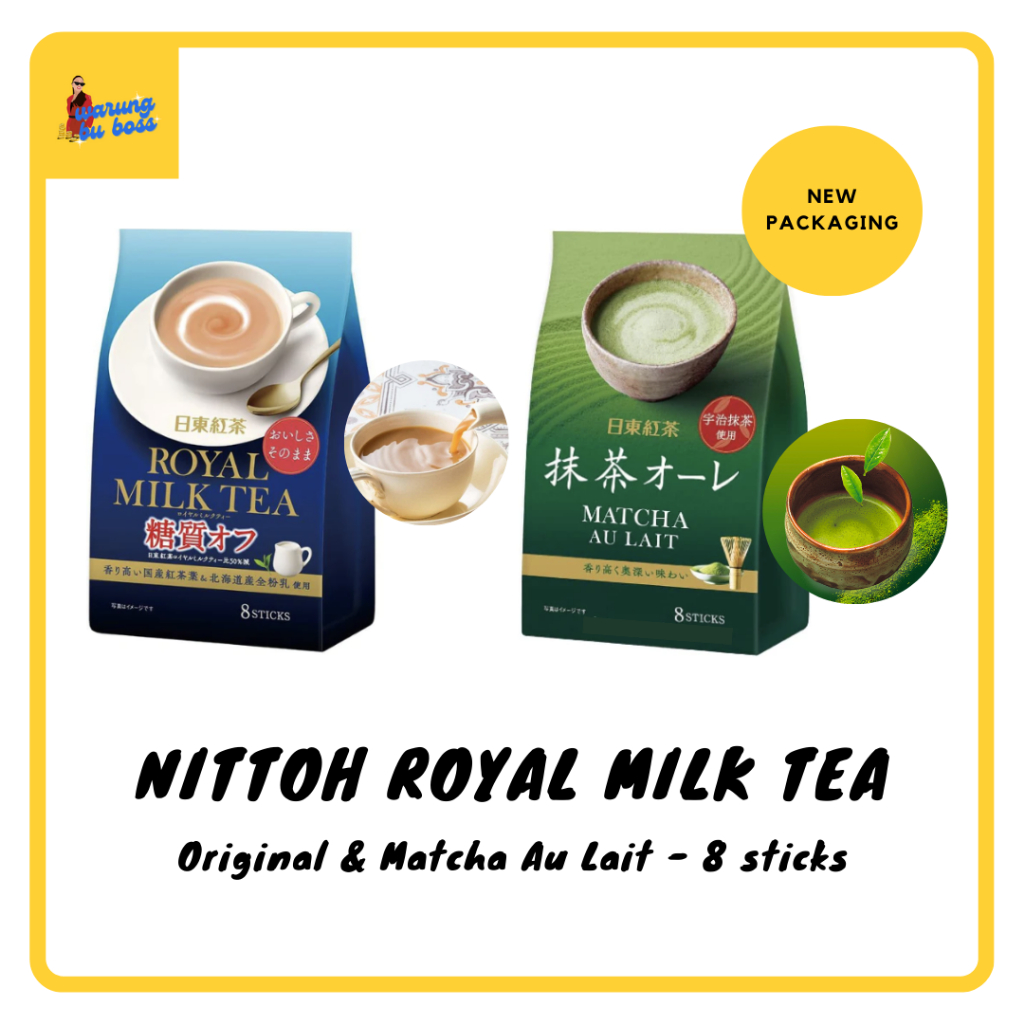 

Nittoh Kocha Royal Milk Tea Japan Teh Susu Import Jepang Amaou Strawberry Peach Milk Tea Japanese Milk Tea Nittoh