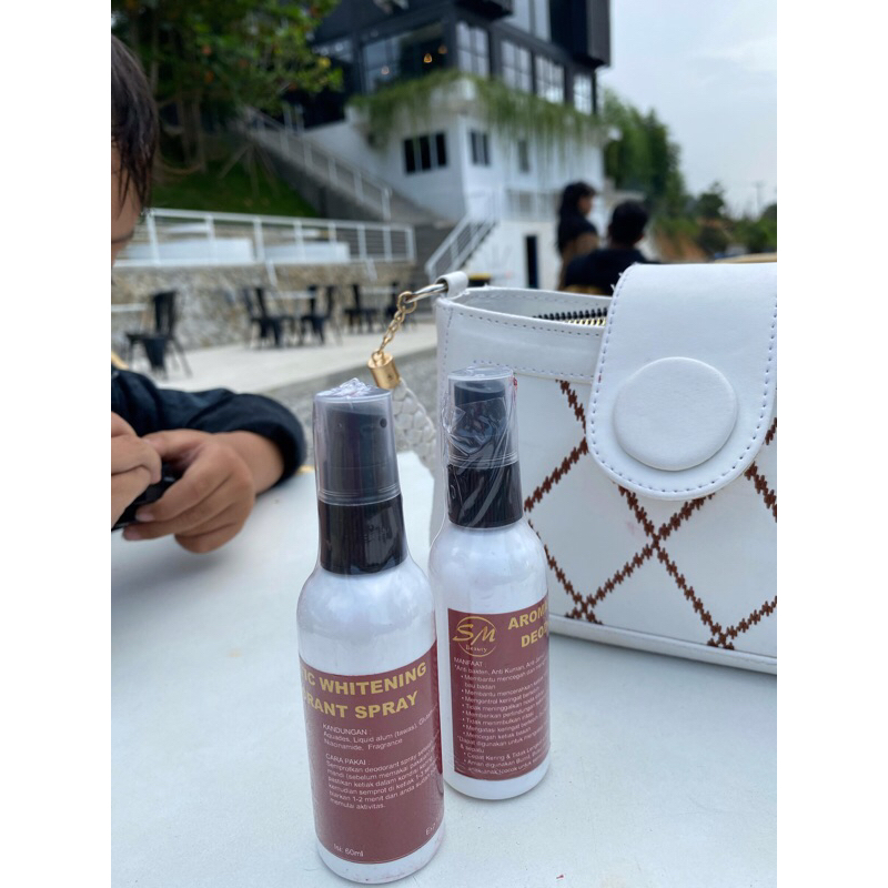 (2PCS)Deo spray SM beauty // skincare // whitening // ketiak glowing /cod