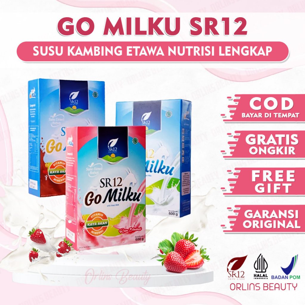 

GO MILKU SR12 - SUSU KAMBING ETAWA PREMIUM MENINGKATKAN KESEHATAN IMUN SUMBER NUTRISI LENGKAP HALAL AMAN BUMIL BUSUI