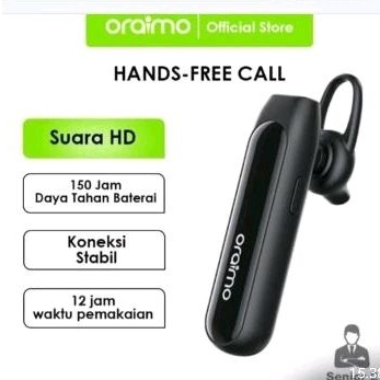 headset bluetooth Oraimo OEB-E34S E38s talking senior hf wireless handsfree earphone hf