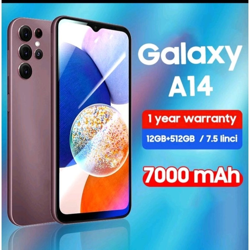 HP A14 [5G] [NFC] 12GB+512GB - 7.5" FHD+ Layar AMOLED Berwarna Sejati +Garansi Resmi Sein Snapdragon