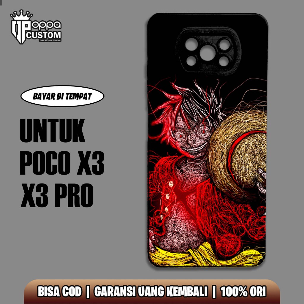 Case Xiaomi Poco X3 / X3 PRO / X3 NFC [ ANIME ONE PIECE ] Fashion Case Xiaomi - Case Hp Xiaomi - Sar