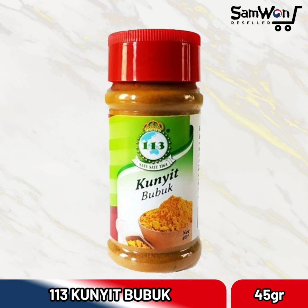 

113 KUNYIT BUBUK 45gr - Turmeric Powder Bumbu Rempah Siap Pakai