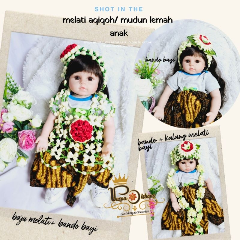 melati bayi melati akikah aqiqoh bayi melati 7 bulanan mudun lemah bayi