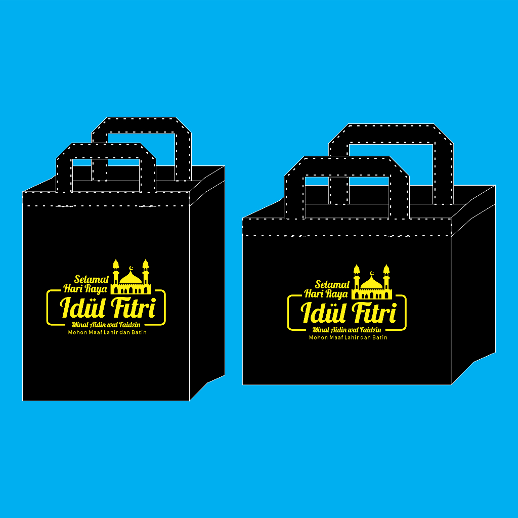 

TAS BINGKISAN LEBARAN UKURAN (20x15x25) POTRAIT TAS PARCEL HARI RAYA IDUL FITRI