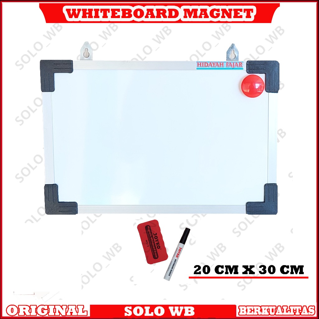 

Magnetic White Board / Papan Tulis Magnet 20 X 30 CM