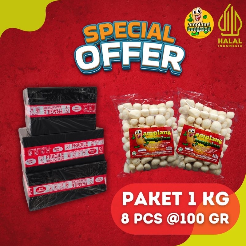 

Paket Amplang 100 gr 1 kg