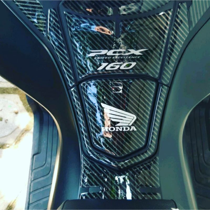 TANKPAD PCX 160 ABS , CBS , TIMBUL / STIKER TIMBUL PELINDUNG TENGKI DEKPED DACKPAD HONDA NEW PCX 160