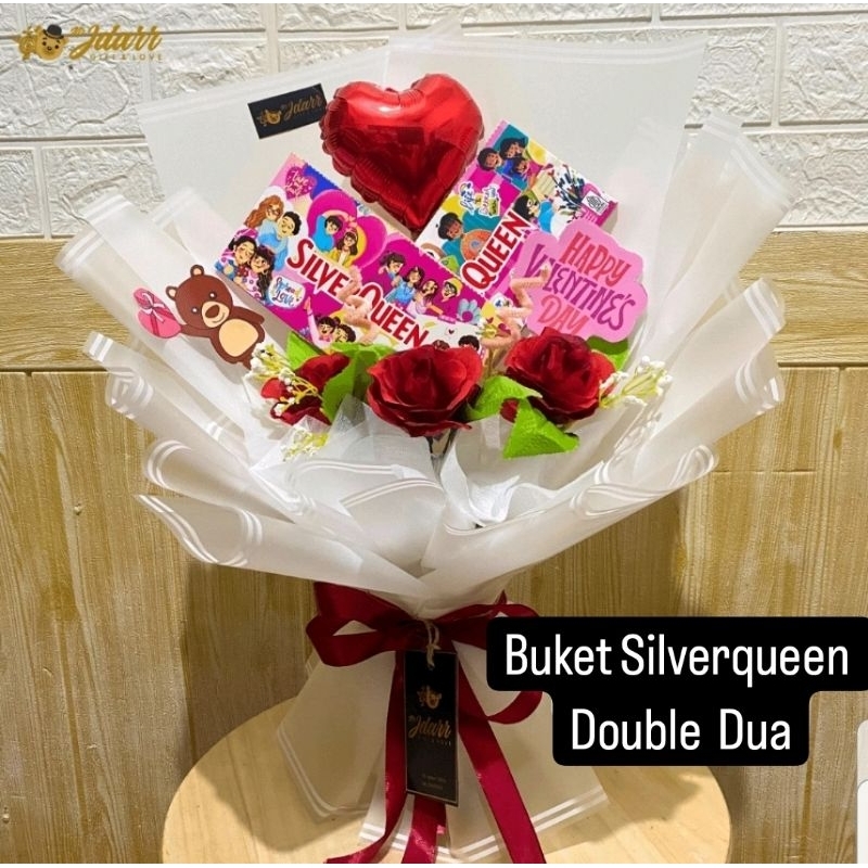 

Buket Bunga Coklat Silverqueen Double Dua Terbaru