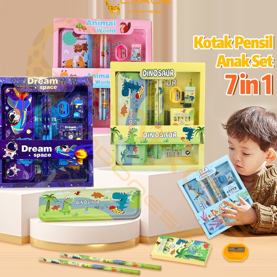 

PROMO SALE LAKOE Kotak Pensil Anak Set StationeryAlat Tulis Kotak Pensil KarakterAlat Tulis set Lengkap