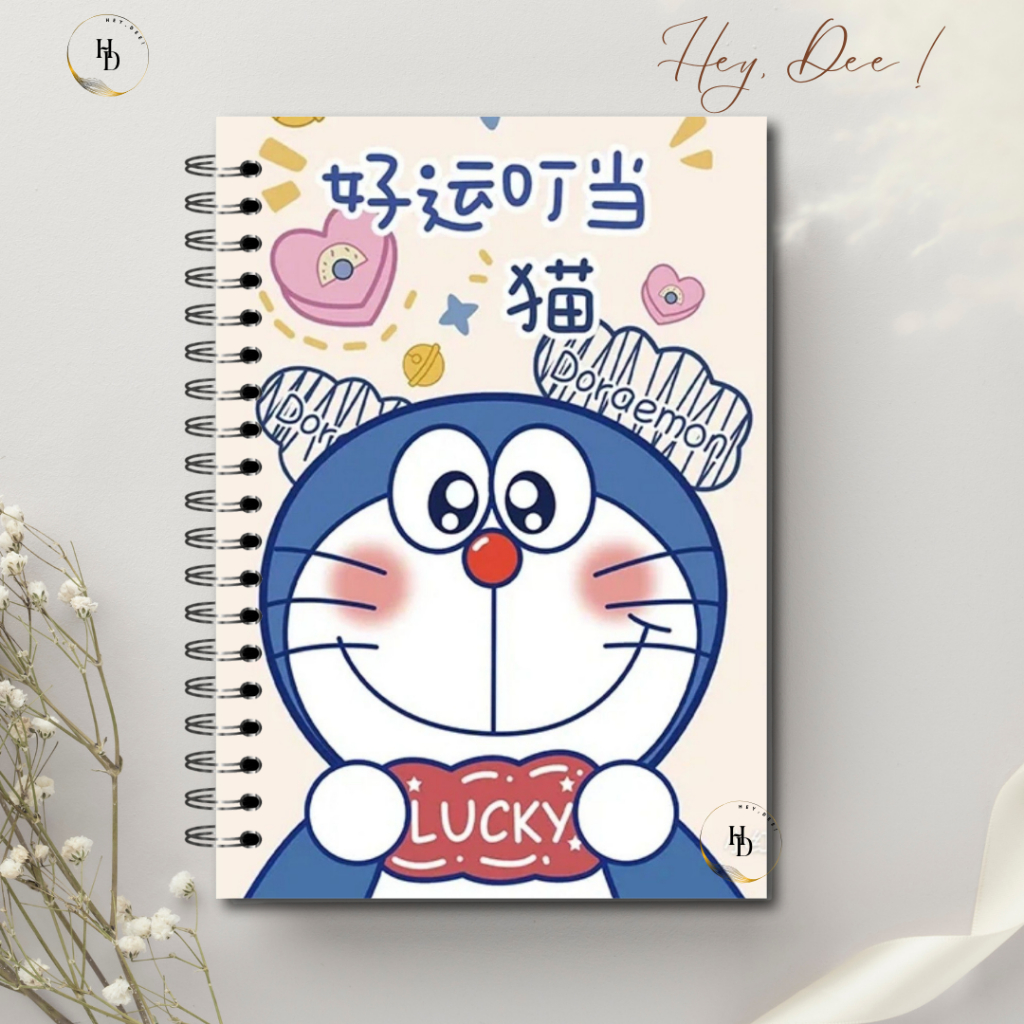 

HeyDee Notebook A5 Spiral Edisi DORAEMON