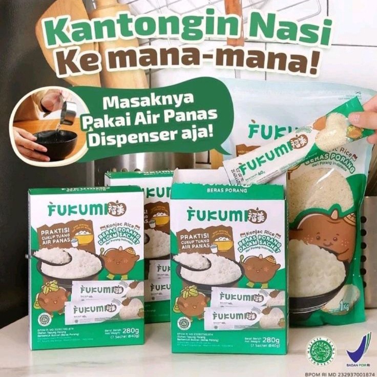 

PALING AMPUH fukumi beras porang 28gr x 7sachet