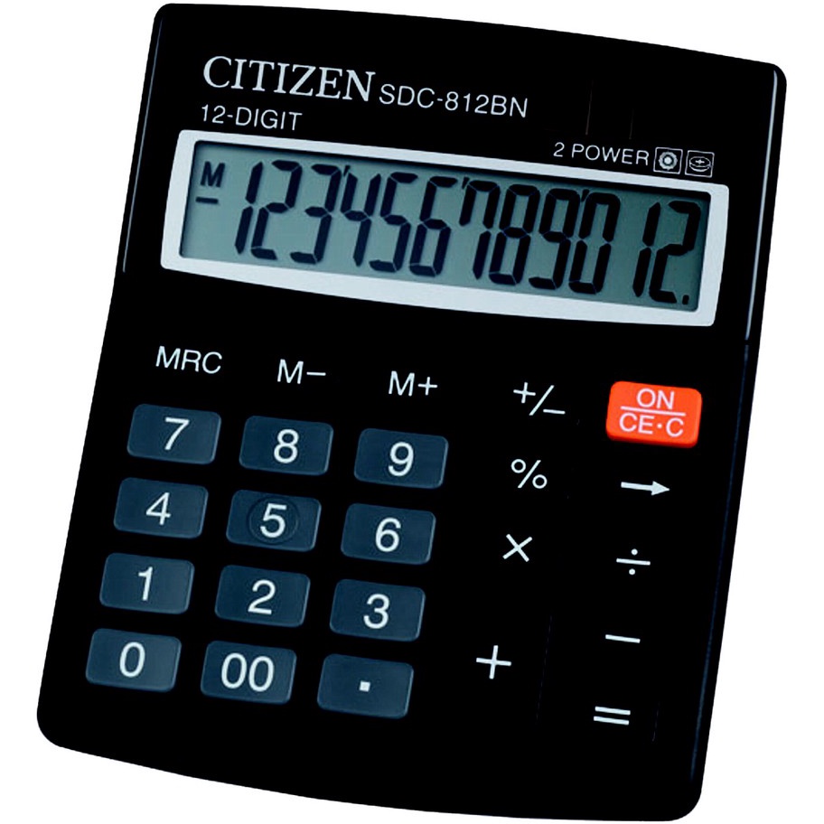 

Stok terbaru Kalkulator Citizen SDC812BN 12 Digit 2 Power Kalkulator CT 812BN