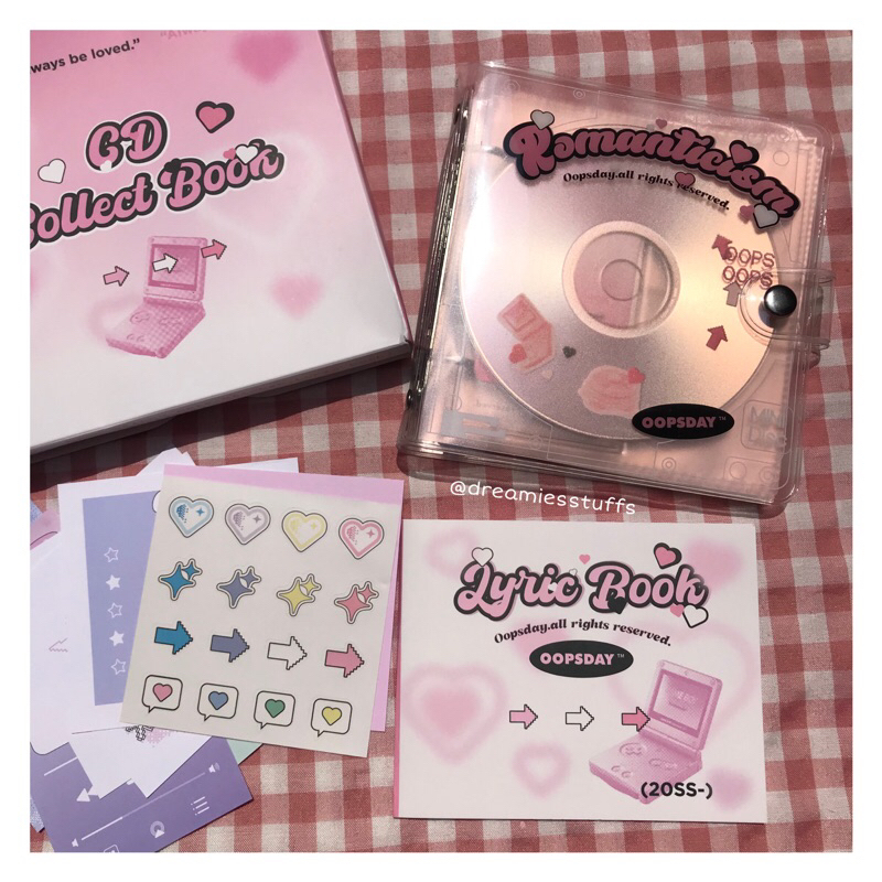 (Dream) [FREE BOLPEN GEMESS] Cute retro oopsday cd album set By Dreamiesstuffs|| photocard binder se