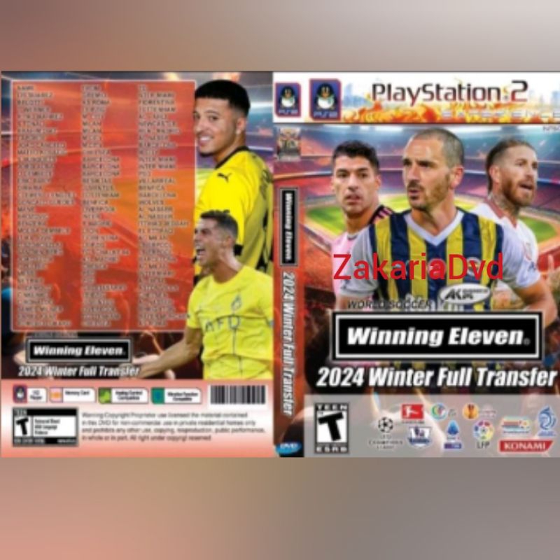 Kaset Ps 2 Winning Eleven 10 Winter Season Full Transfer