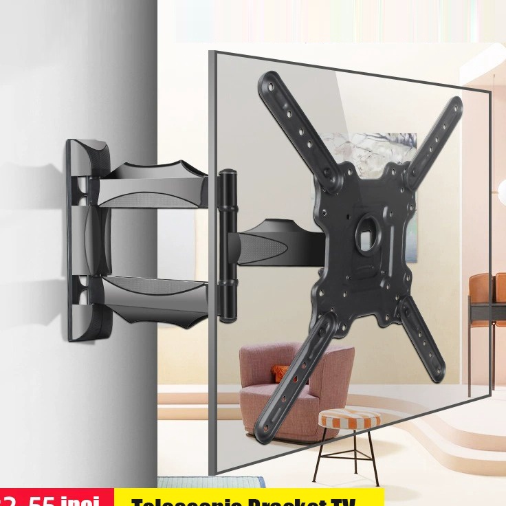 AO Telescopic Bracket TV 25m Thick 4 x 4 Pitch for 24 32 4 42 43 5 55 Inch TV