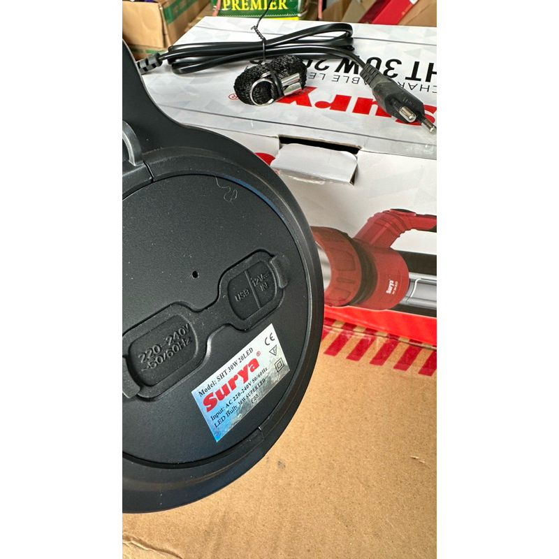 Surya Lampu Darurat Senter Lampu Emergency Led Sht L 30Watt 20Led Besar