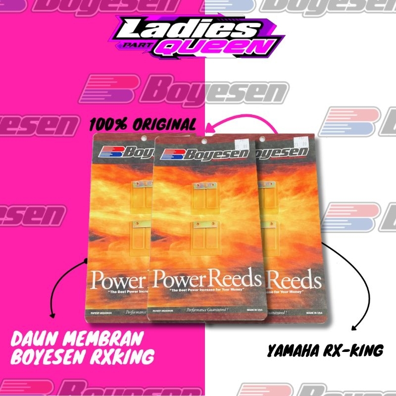DAUN MEMBRAN LIDAH MEMBRAN BOYESEN RX KING