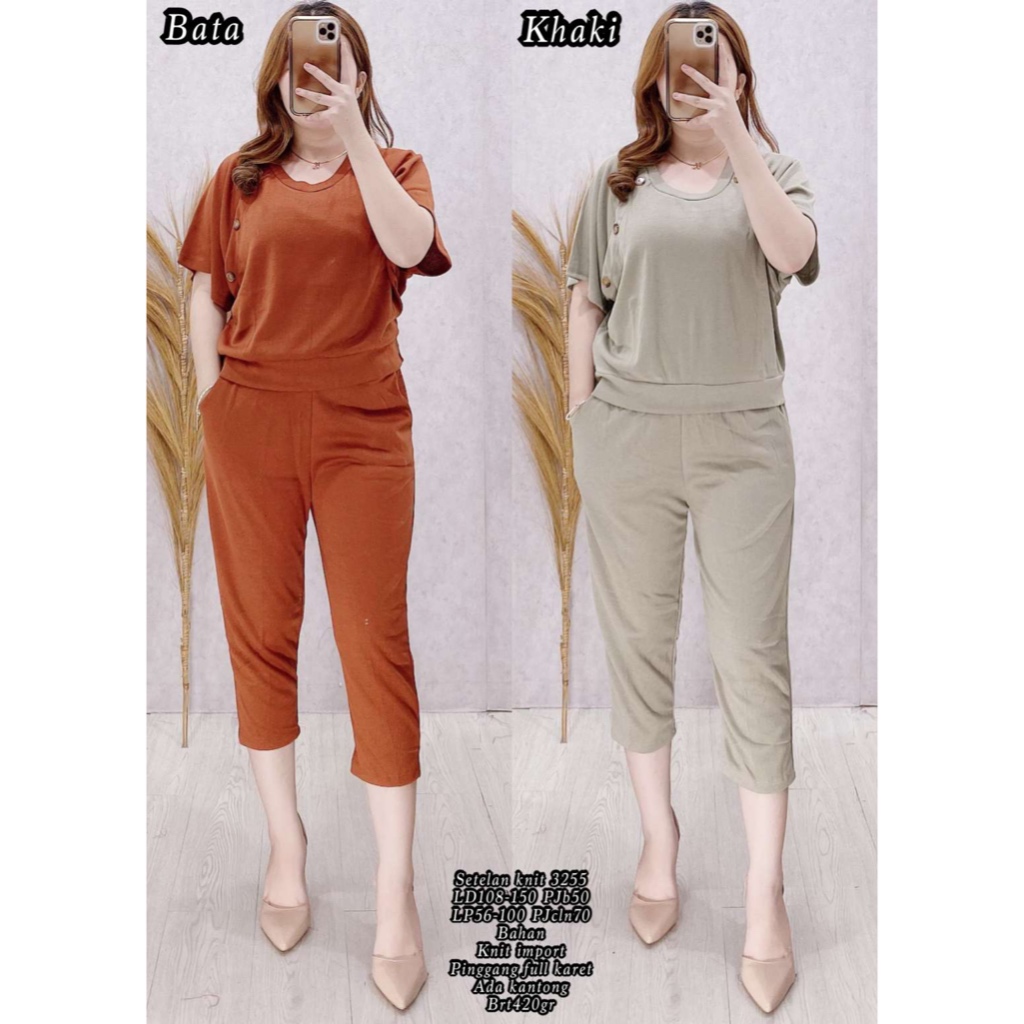 SETELAN KNIT 3255 KNIT IMPORT
