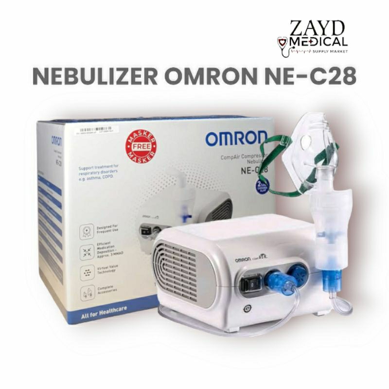 nebulizer omron ne-c28/ alat uap nebulizer omron