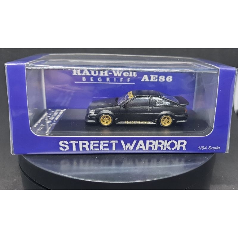 Street Warrior Toyota AE86 RWB Matte Black Limited Edition