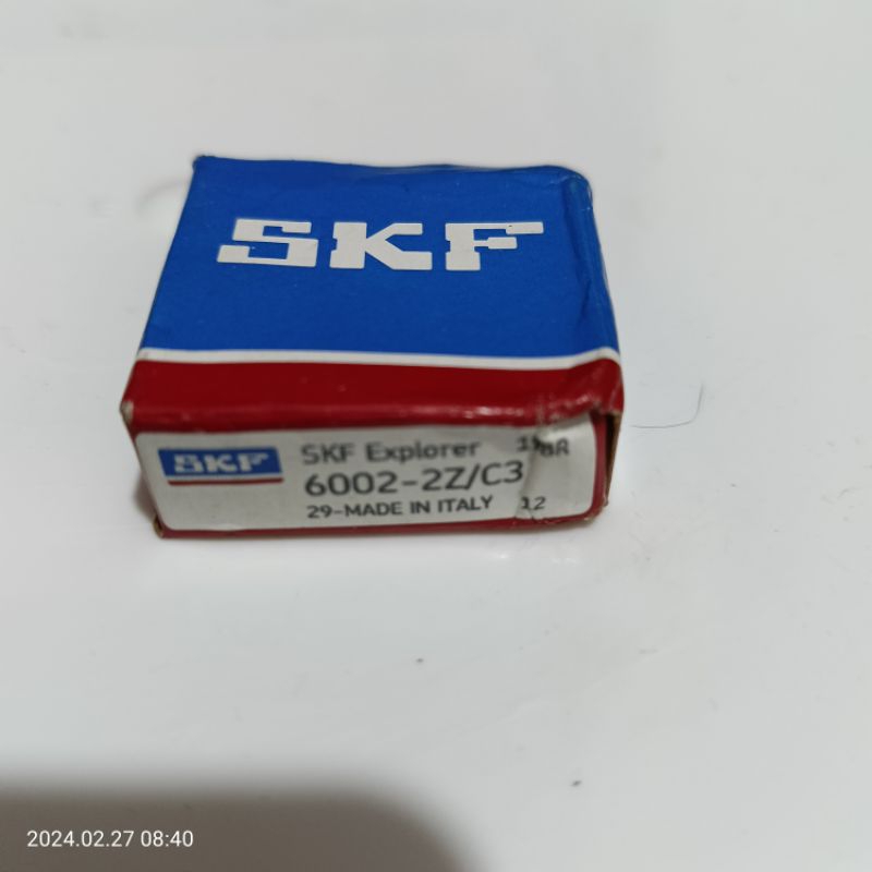 6002 ZZ C3 / 6002 2Z C3 SKF Ball Bearing